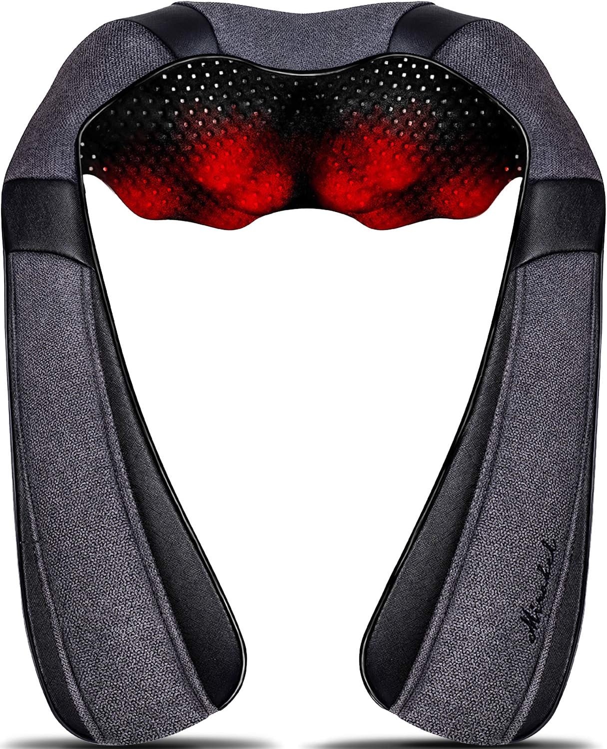 Mirakel Heat Neck Massager for Pain Relief Deep Tissue - Gift for Women Men